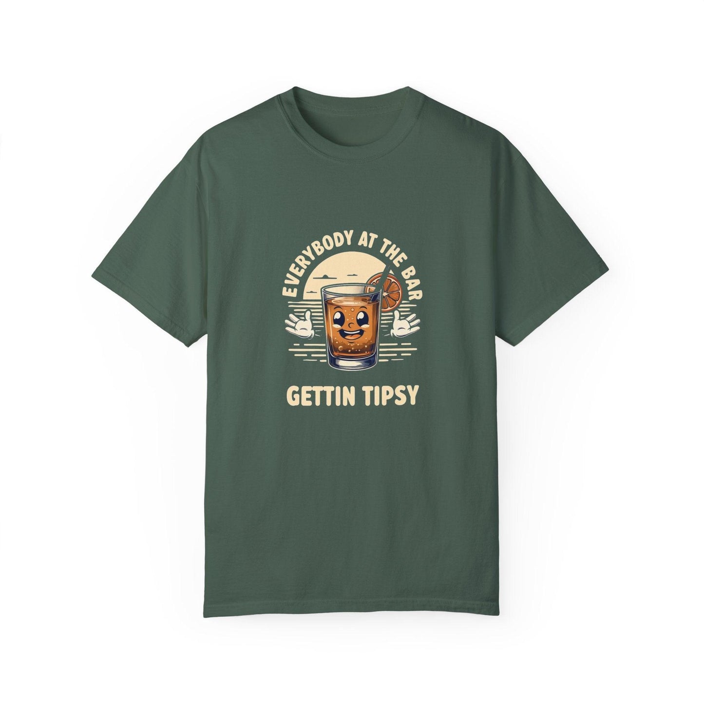 Everybody at the Bar Gettin Tipsy Unisex Garment-Dyed T-Shirt - Country in My Heart