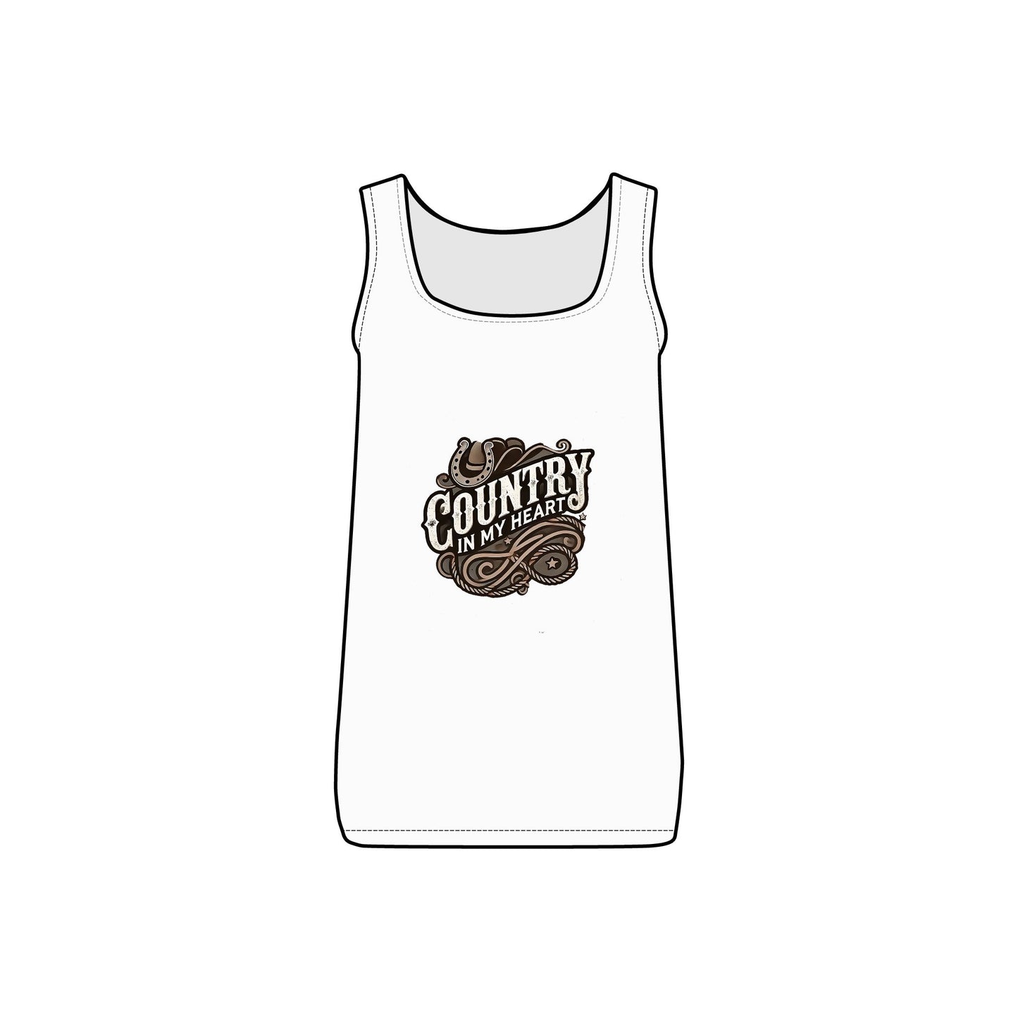 Country in My Heart Women's Tank Top