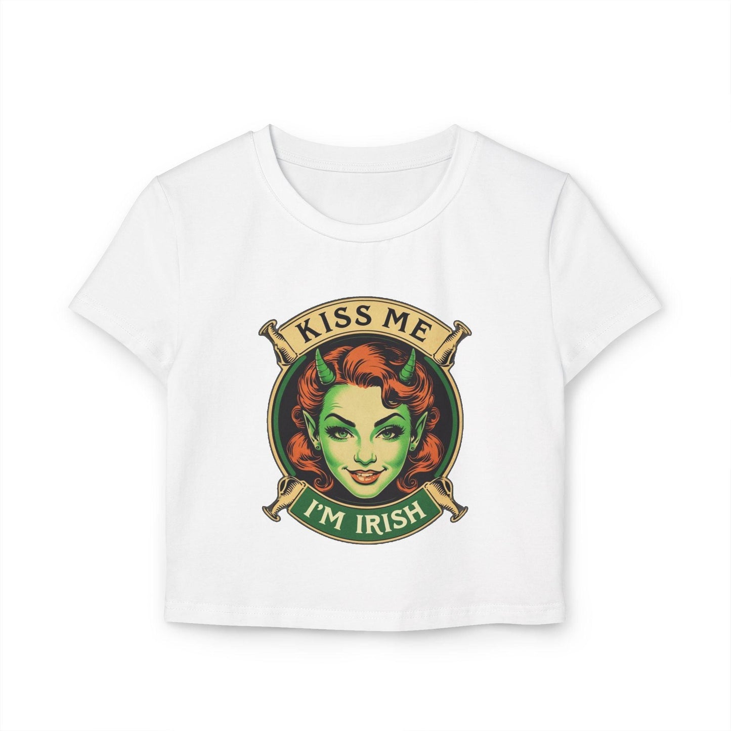 St Patricks Day Baby Tee Kiss Me Im Irish - Country in My Heart