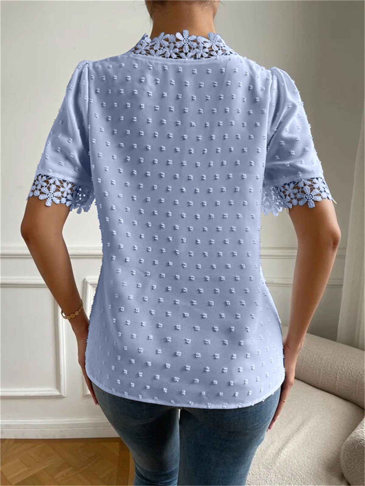 Blossom Lace V-Neck Top