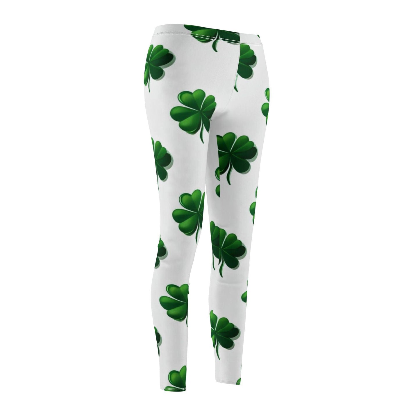 Women's Mid-Rise Shamrock Leggings St Patricks Day Edition! - Country in My Heart
