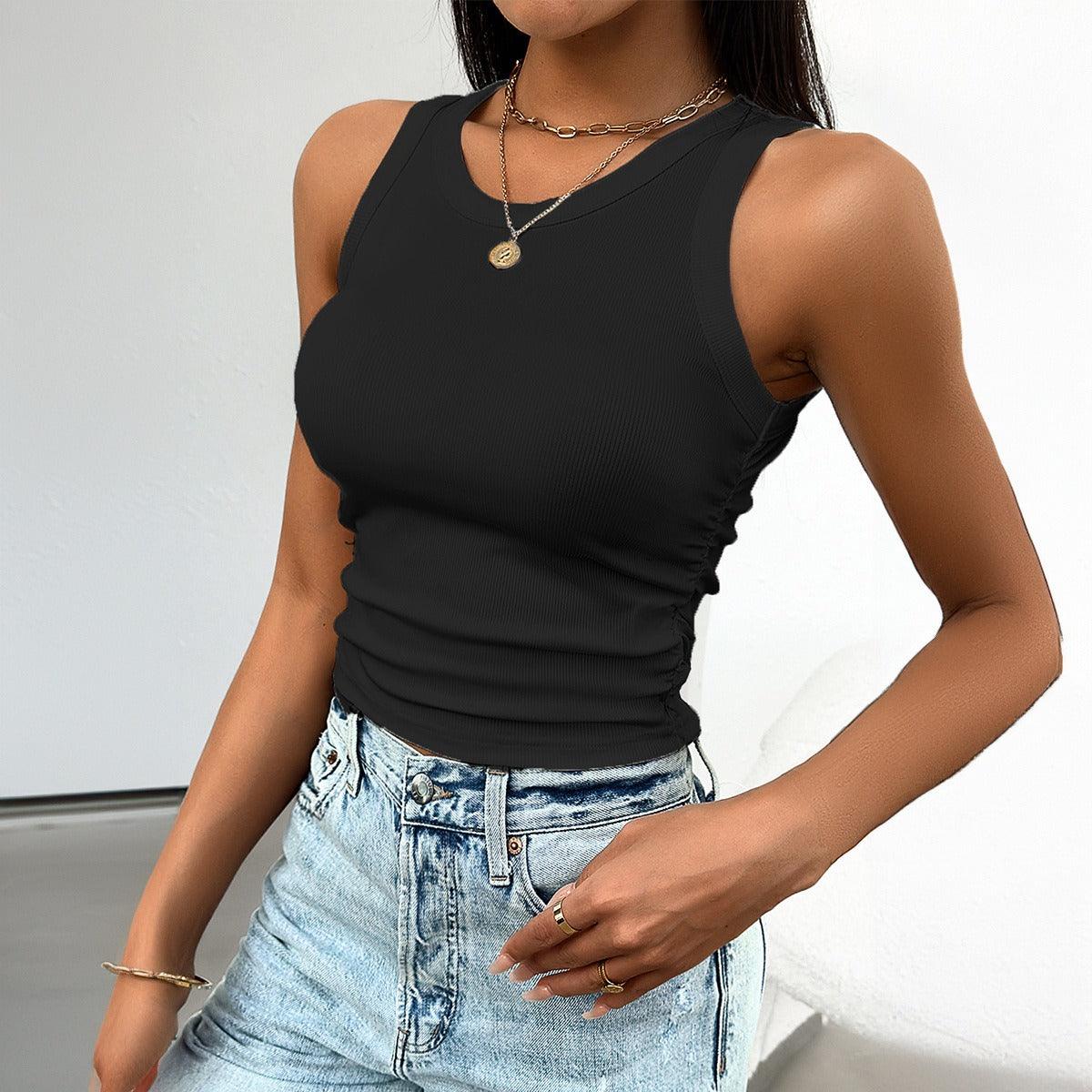 Slim Fit Knitted Tank Top for Women | Ribbed, Comfortable & Stylish for Everyday Wear - Country in My Heart