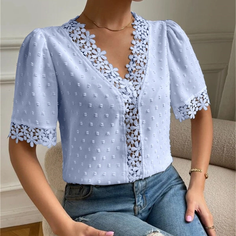 Blossom Lace V-Neck Top