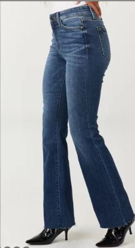 High Waisted Slim Fit Flared Jeans - Country in My Heart