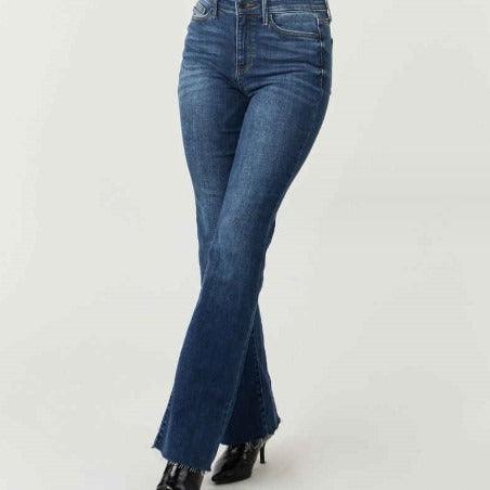 High Waisted Slim Fit Flared Jeans - Country in My Heart