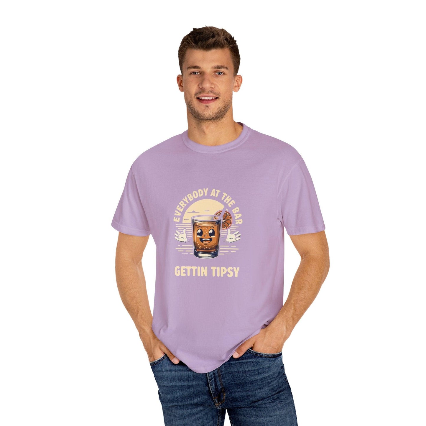 Everybody at the Bar Gettin Tipsy Unisex Garment-Dyed T-Shirt - Country in My Heart