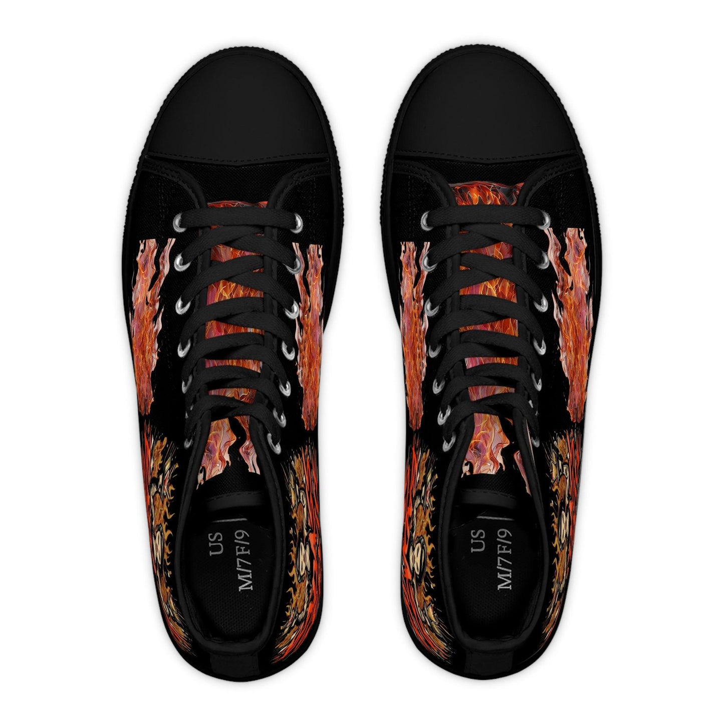 Bad Ass Service Womens Black High Top Sneakers - Country in My Heart