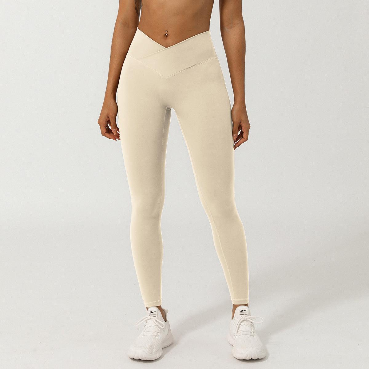 V-Shaped High-Waisted Yoga Pants | Skinny Fit Workout Pants for Fitness & Yoga - Country in My Heart