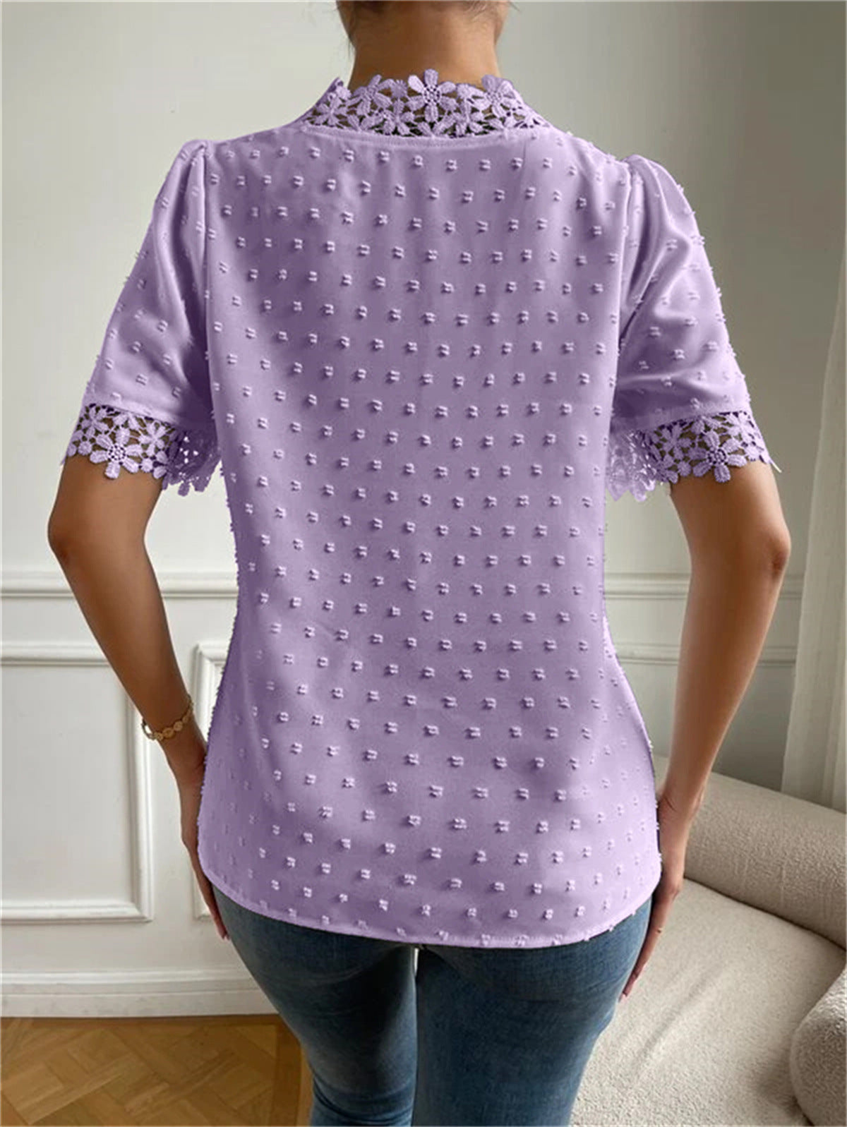 Blossom Lace V-Neck Top