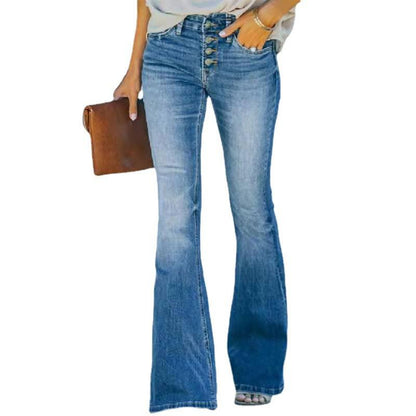 High Waist Stretch Jeans - Country in My Heart