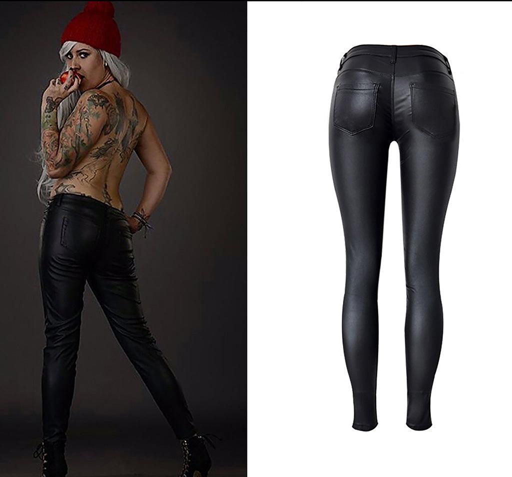 Rebel Rider Multi-Zip Skinny Motorcycle Pants - Edgy Street Style & Bold Fit - Country in My Heart