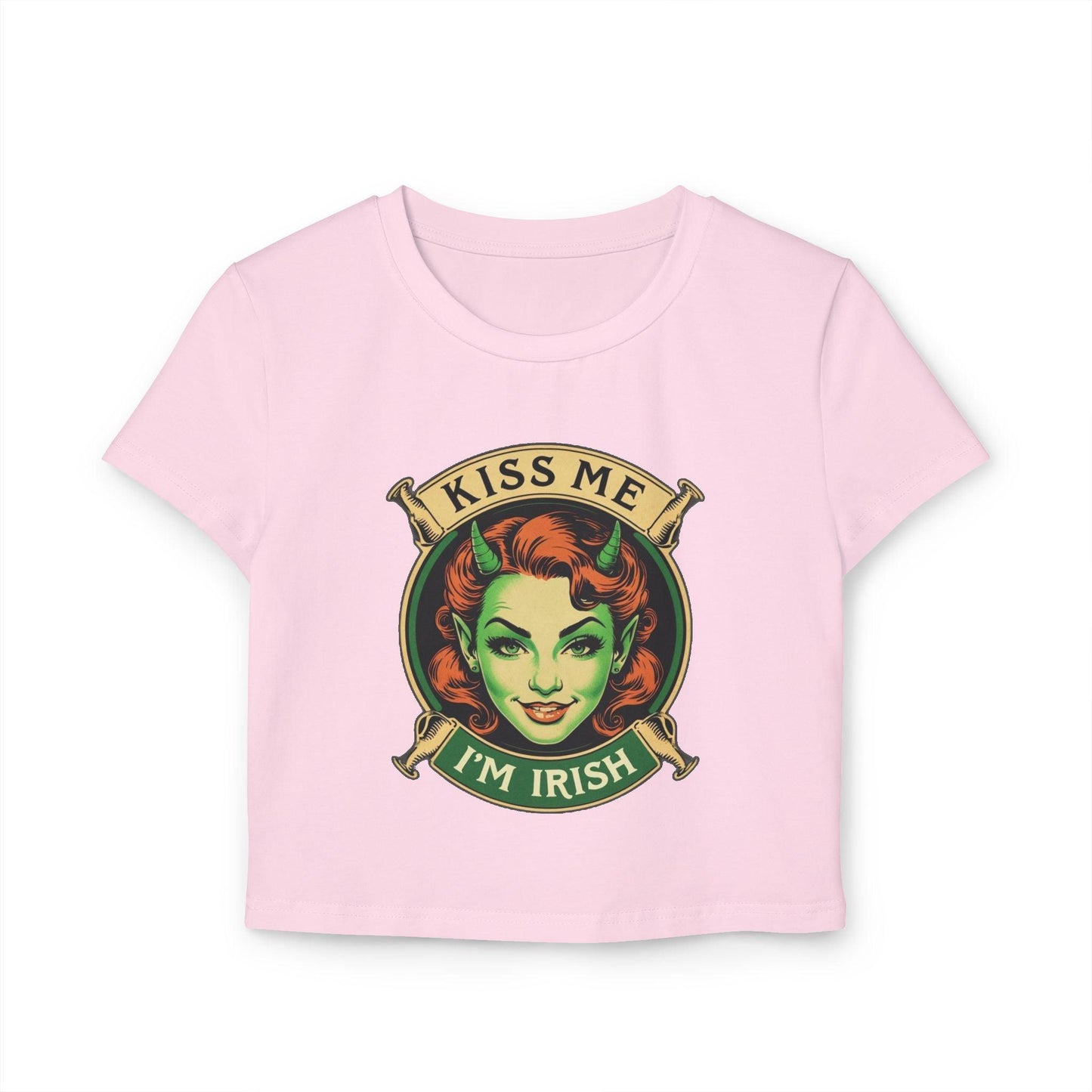 St Patricks Day Baby Tee Kiss Me Im Irish - Country in My Heart