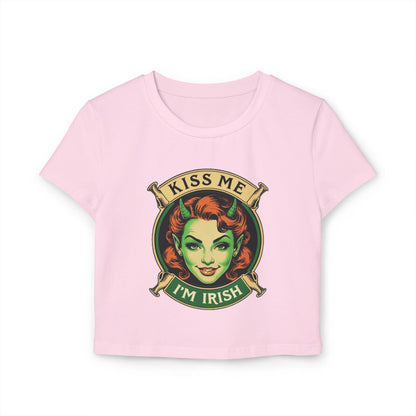 St Patricks Day Baby Tee Kiss Me Im Irish - Country in My Heart