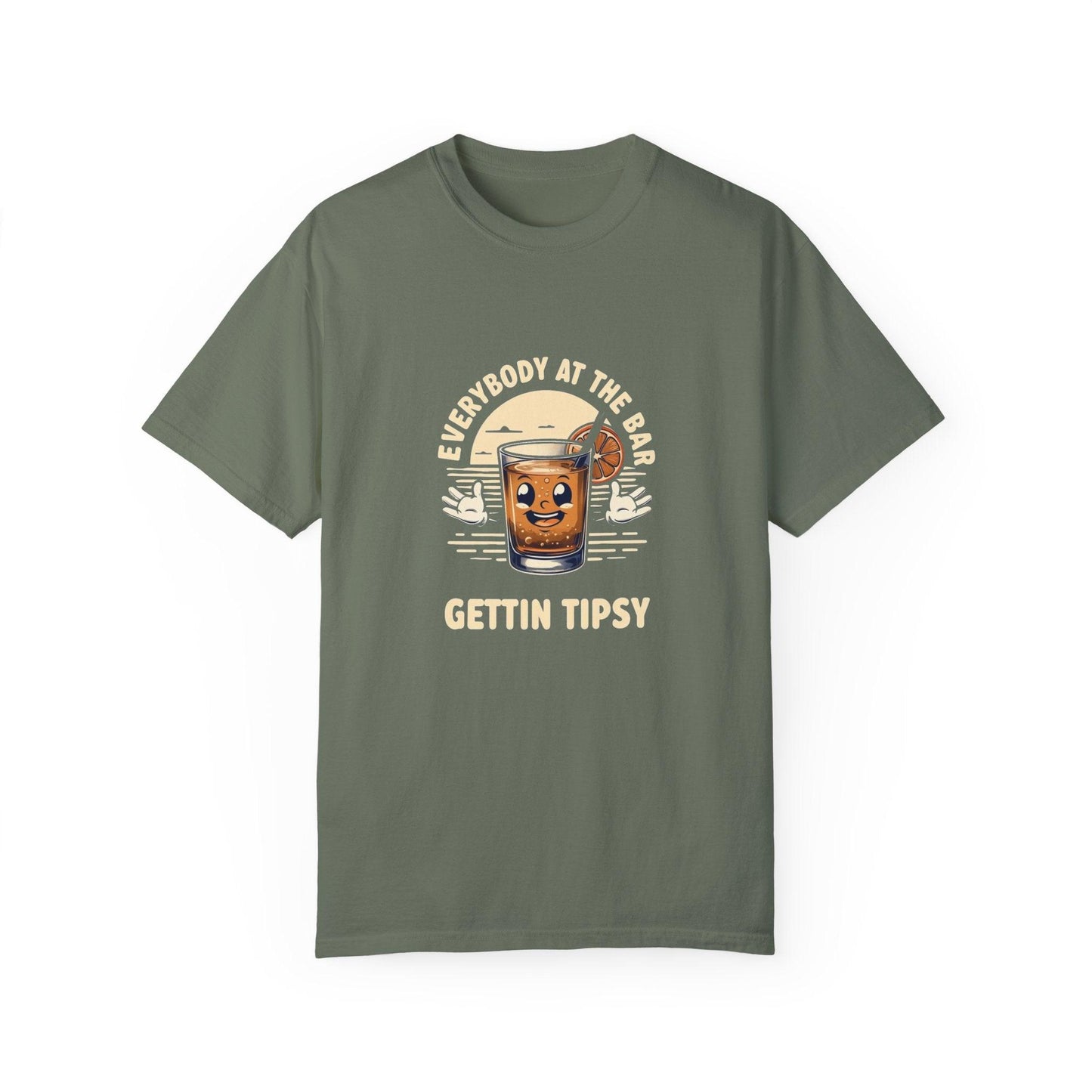 Everybody at the Bar Gettin Tipsy Unisex Garment-Dyed T-Shirt - Country in My Heart