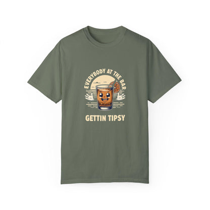Everybody at the Bar Gettin Tipsy Unisex Garment-Dyed T-Shirt - Country in My Heart