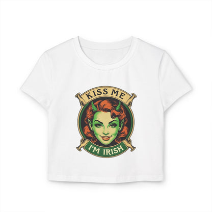 St Patricks Day Baby Tee Kiss Me Im Irish - Country in My Heart