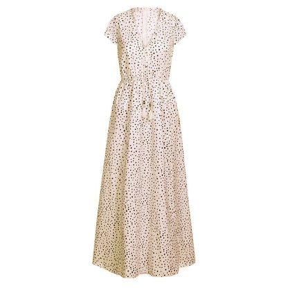 Sunset Dreams Polka Dot Boho Dress