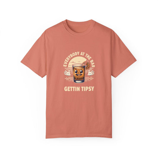 Everybody at the Bar Gettin Tipsy Unisex Garment-Dyed T-Shirt - Country in My Heart