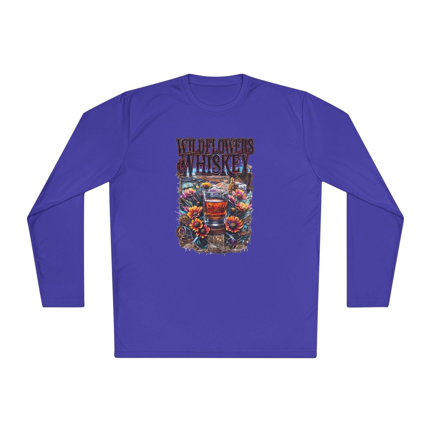 Wildflowers and Whiskey Lightweight Long Sleeve Tee - Country in My Heart