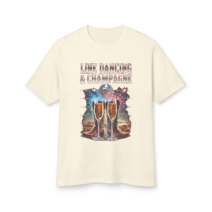 Line Dancing and Champagne T-Shirt - Country in My Heart