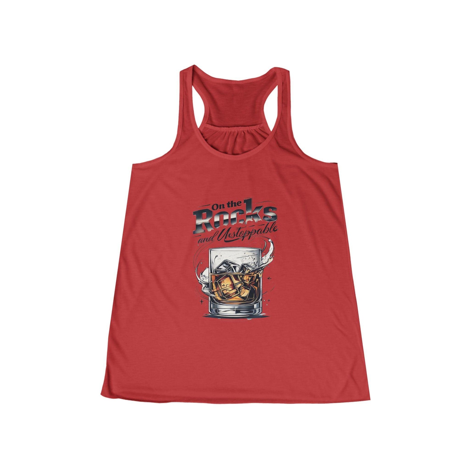 On the Rocks and Unstoppable Womens Racer Back Tank Top - Country in My Heart