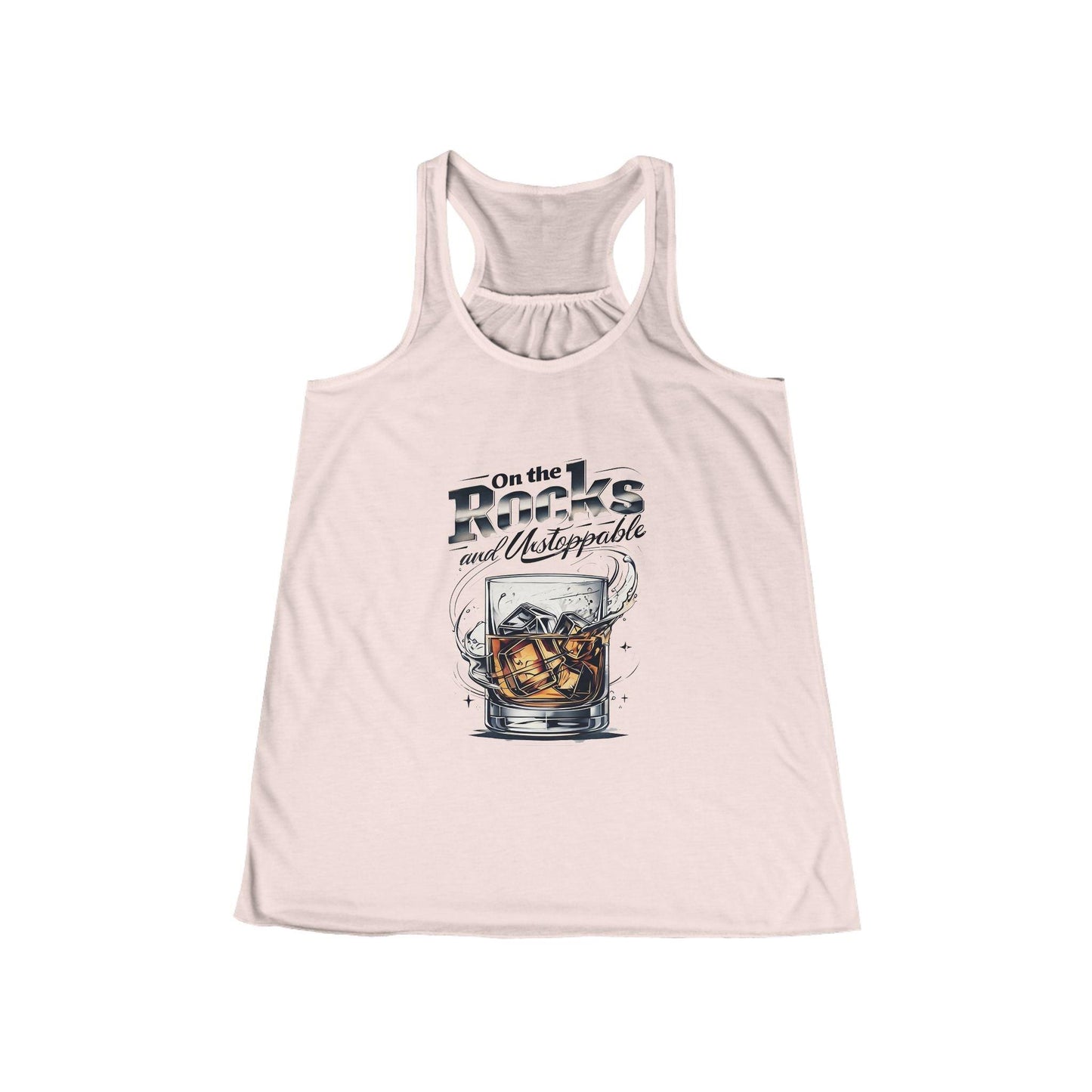 On the Rocks and Unstoppable Womens Racer Back Tank Top - Country in My Heart