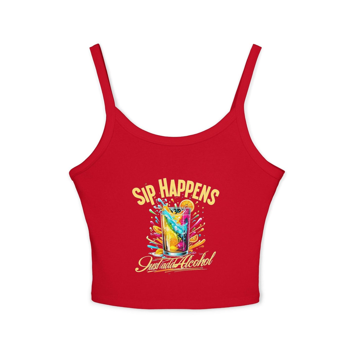 Playful & Stylish Womens Spaghetti Strap Tank Top - Country in My Heart