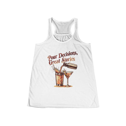 Pour Decisions Womens Racer Back Tank Top - Country in My Heart