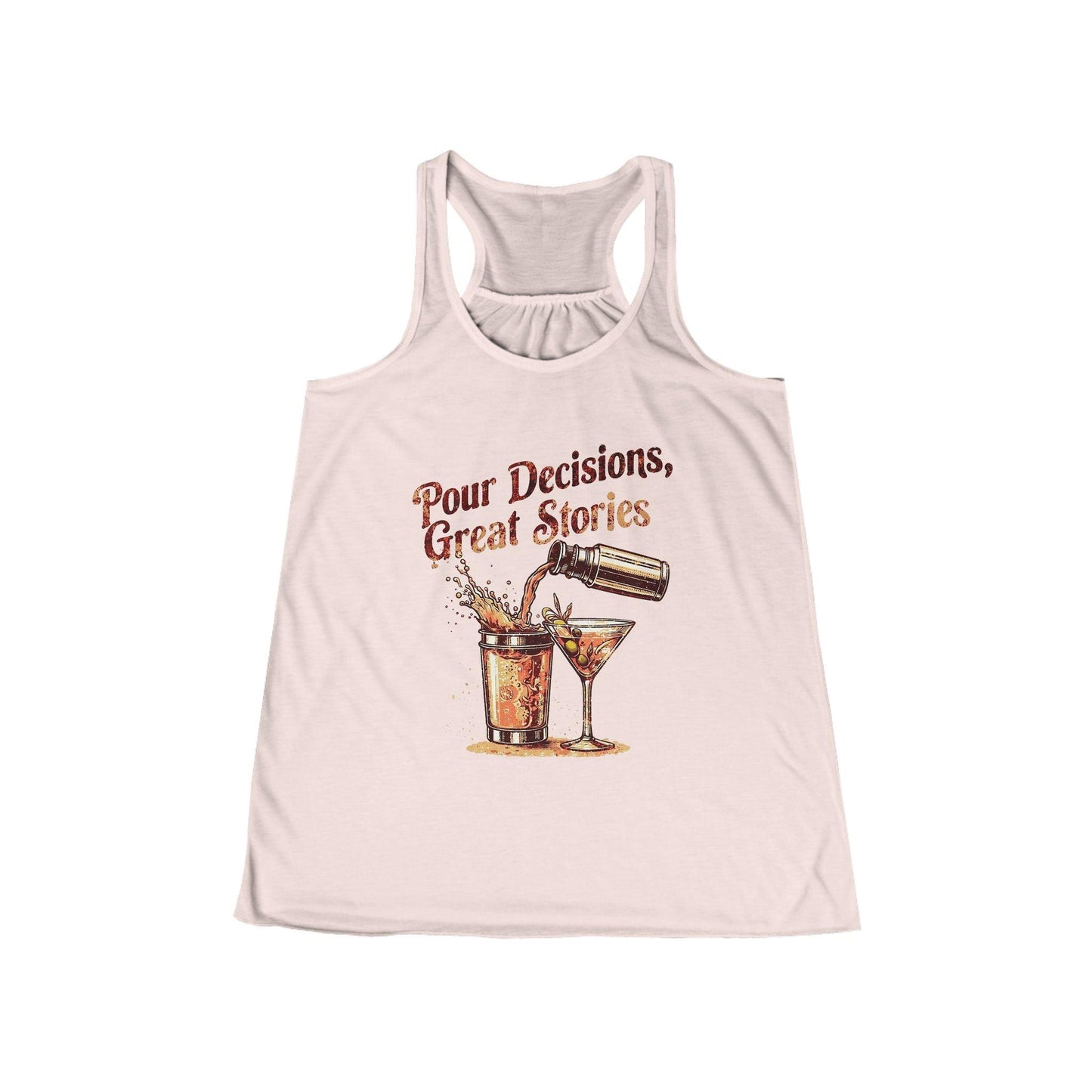 Pour Decisions Womens Racer Back Tank Top - Country in My Heart