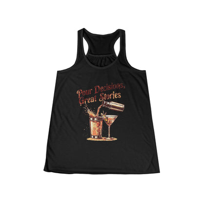 Pour Decisions Womens Racer Back Tank Top - Country in My Heart