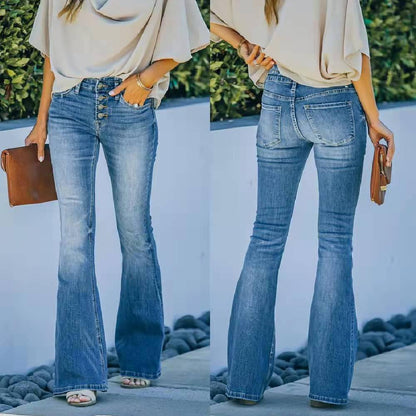 High Waist Stretch Jeans - Country in My Heart