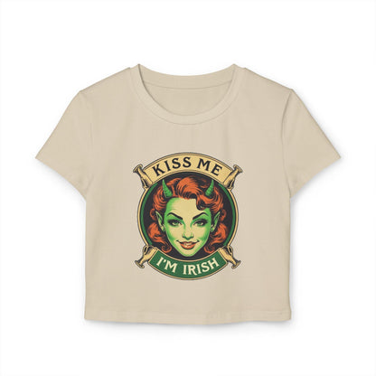 St Patricks Day Baby Tee Kiss Me Im Irish - Country in My Heart