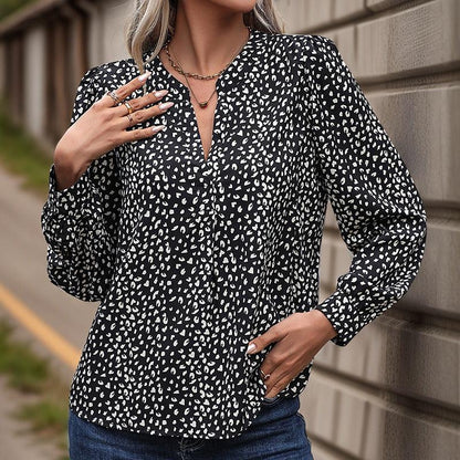 Wild West Leopard Print Top – Trendy Long Sleeved Cowgirl Top for Stylish Women - Country in My Heart