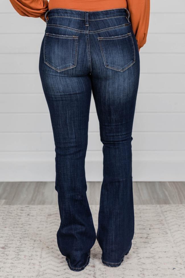 Classic Cowgirl High Waisted Flared Denim Jeans for Women | Flattering Fit & Timeless Style - Country in My Heart