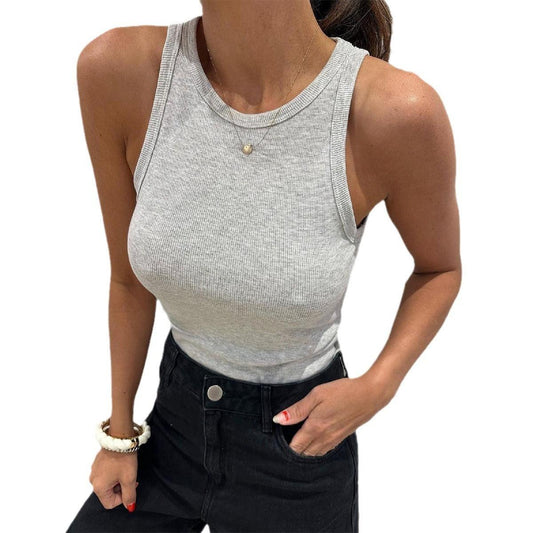 Slim Fit Knitted Tank Top for Women | Ribbed, Comfortable & Stylish for Everyday Wear - Country in My Heart