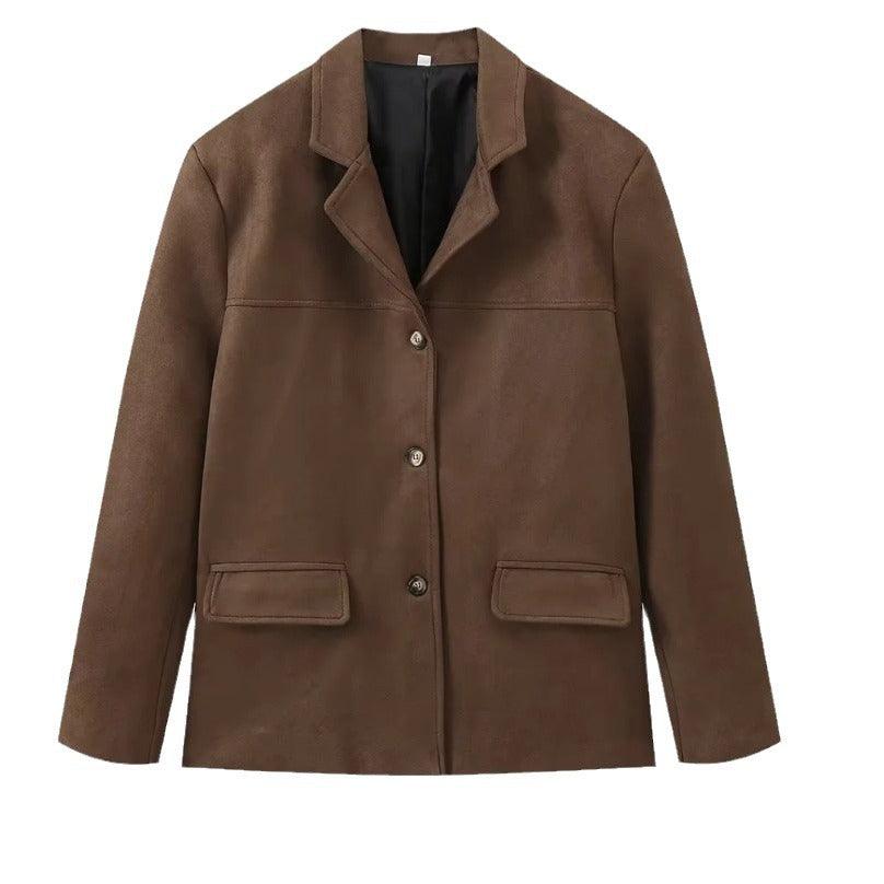 Timeless Suede Princess Jacket - Chic Mocha and Latte Retro Jacket for Women - Country in My Heart