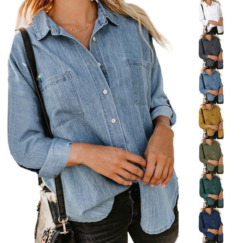 SilkSoft Loose Fit Denim Shirt - Country in My Heart