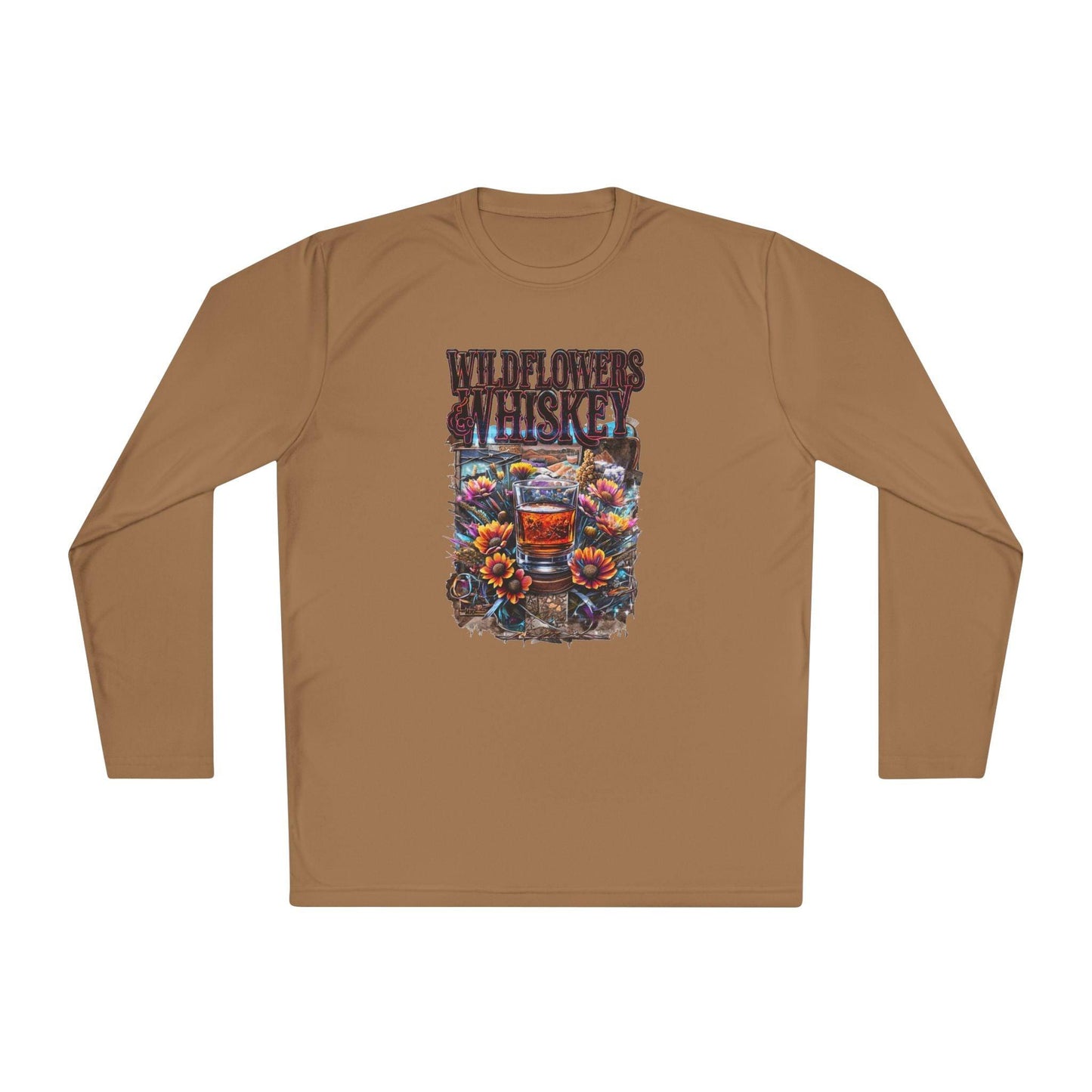 Wildflowers and Whiskey Lightweight Long Sleeve Tee - Country in My Heart