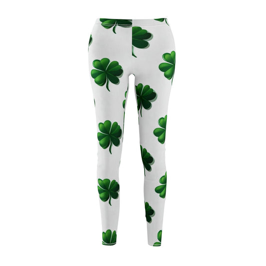 Women's Mid-Rise Shamrock Leggings St Patricks Day Edition! - Country in My Heart