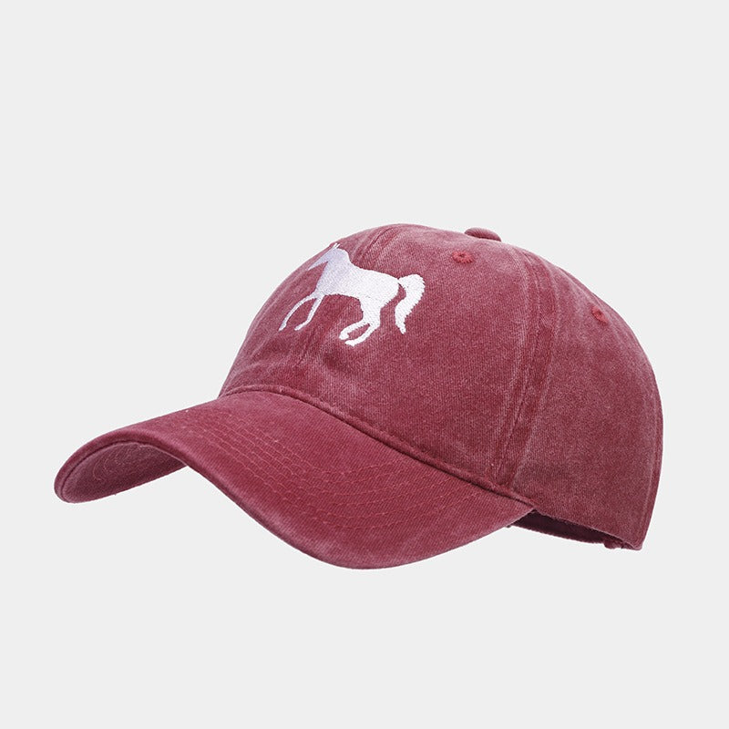 Horsing Around Distressed Cowgirl Baseball Cap