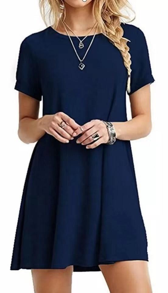 Cowgirl Chic Casual Short Sleeved Dress | Comfortable & Stylish Cowgirl Dress - Country in My Heart