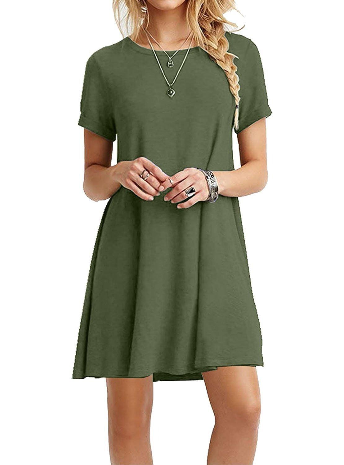 Cowgirl Chic Casual Short Sleeved Dress | Comfortable & Stylish Cowgirl Dress - Country in My Heart