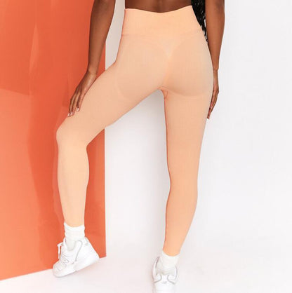 Ribbed High-Waisted Yoga Pants | Soft, Breathable Fitness Leggings - Country in My Heart