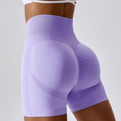 Country Girl High-Waisted Fitness Shorts | Butt Lifting & Ribbed Activewear for Yoga & Running - Country in My Heart