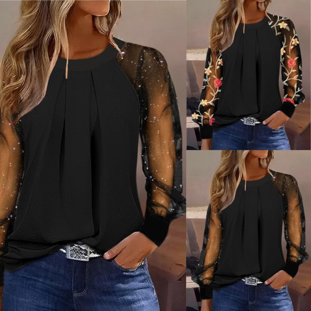 Master of Illusion Top - Stylish Puff Sleeve Blouse for Trendy Women - Country in My Heart