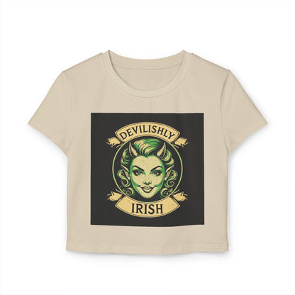 St Patricks Day Baby Tee Devilishly Irish - Country in My Heart
