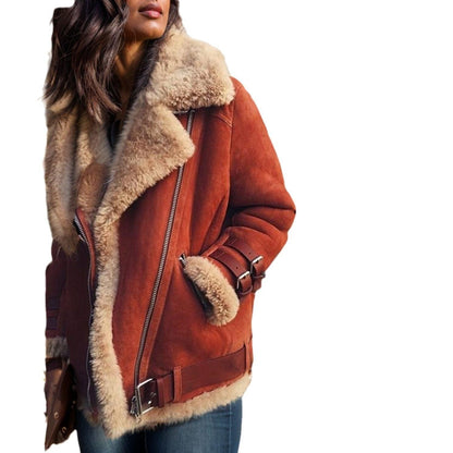 Western Fur & Suede Coat | Stylish Country Girl Jacket for Fall & Winter - Country in My Heart