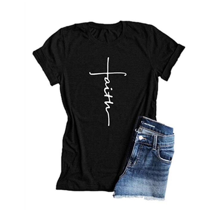 Faith Cross Country T-shirt - Religious and Stylish Shirt for Country Girls - Country in My Heart