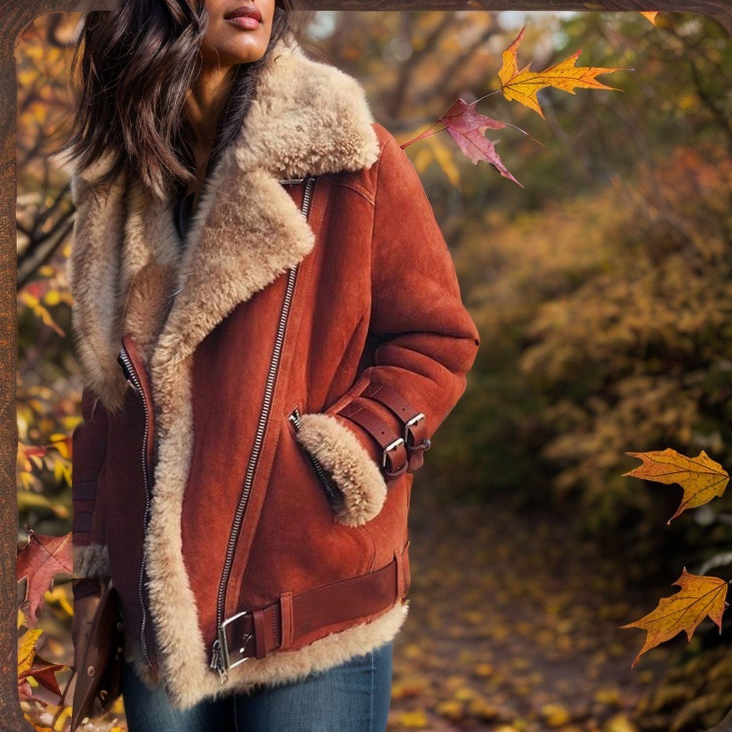 Western Fur & Suede Coat | Stylish Country Girl Jacket for Fall & Winter - Country in My Heart