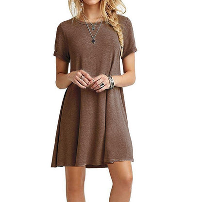 Cowgirl Chic Casual Short Sleeved Dress | Comfortable & Stylish Cowgirl Dress - Country in My Heart